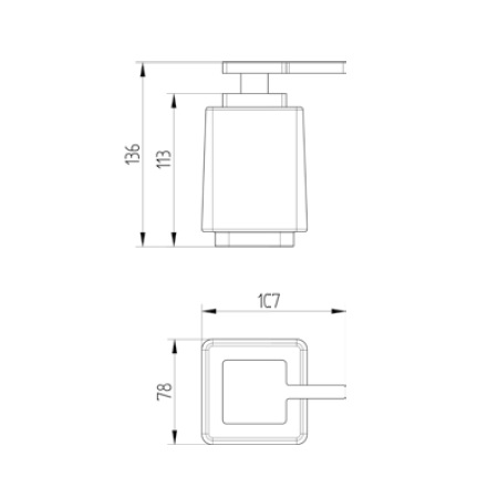 Avenarius Seifenspender für alle Halter 4801360010