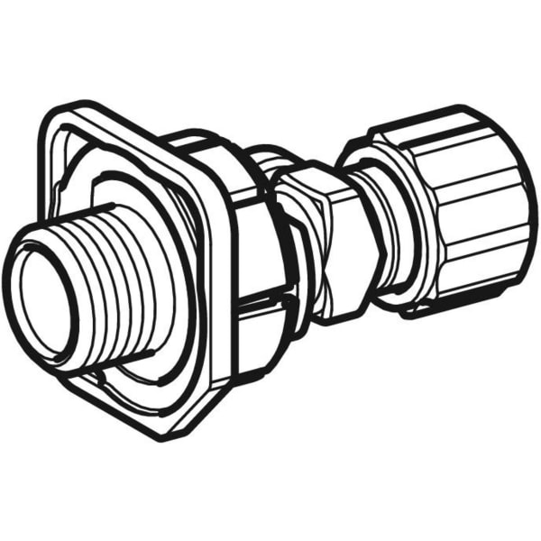 Geberit Wasseranschluss zu UP-Spülkasten Sigma, 12cm und Kappa, 15 cm, entzinkungsbeständig 240.847.00.1
