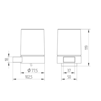 Avenarius Seifenspender für Einhandbedienung Füllmenge 150ml 9001321010