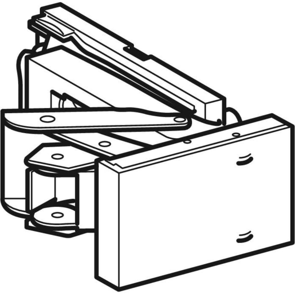 Geberit Scharnier Spiegeltüre Spiegelschrank, alle Modelle 595154000