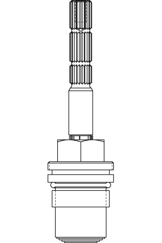 Ideal Standard JADO Keramikoberteil G1/2, rechtsschließend H960520NU