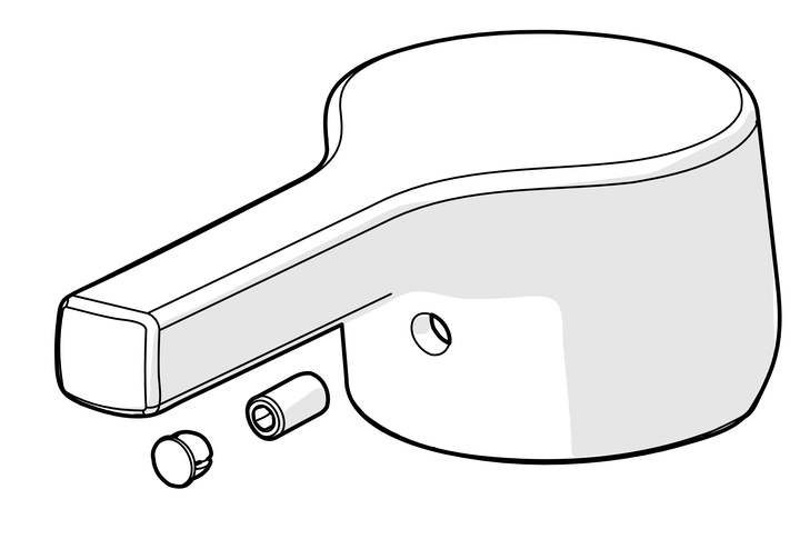 Hansa Einhebelmischer Hebel HANSAPALENO chrom 59914713