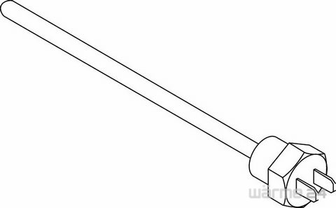 Bosch / Buderus Sensor NTC 10k 1/4" 115mm 87185320640