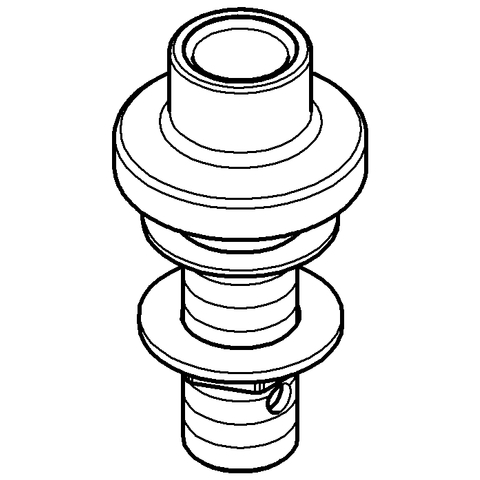 Grohe Schlauchdurchführung chrom 27186000