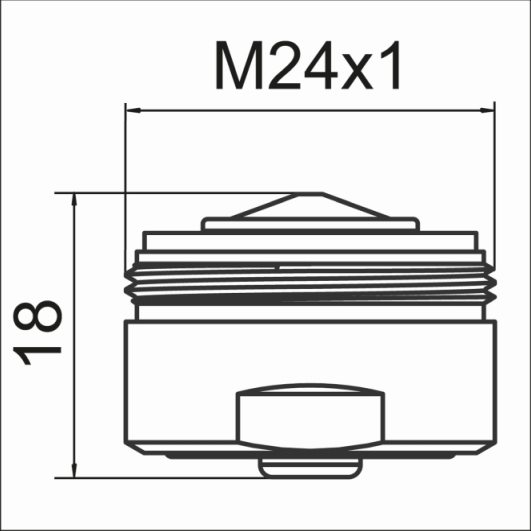 Neoperl Smooth Open Laminar Strahlregler verchromt, M24x1 16 l/min 01382095