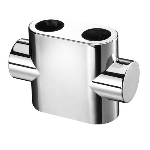 Oventrop Design Abdeckung für "Multiblock T", Durchgangsform, verchromt 1184097