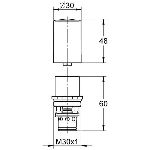 Eichelberg Unterputz-Umstellung für Unterputz-Einhand-Wannenbatterie chrom 44001826