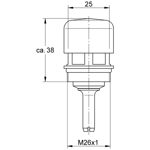 Eichelberg Aufputz-Umstellung bis BJ 1997 chrom 44002826