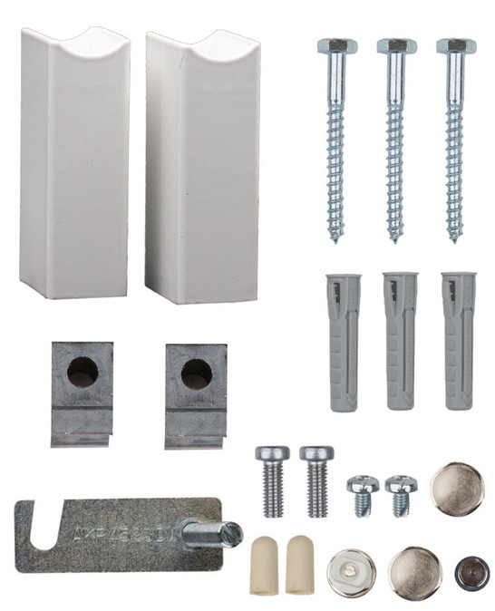 Arbonia Befestigungs-Set, weiß ZB03550001