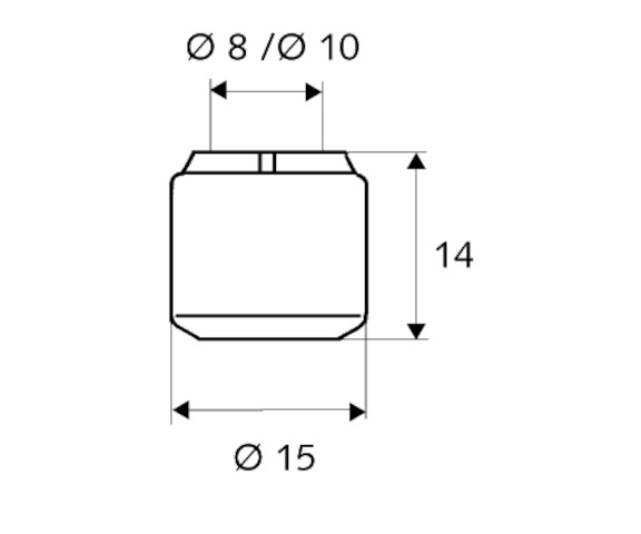 Schell Längenausgleichsstück 3/8"x10 266210099