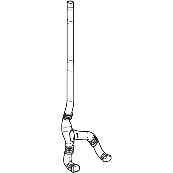Geberit Leerrohr AquaClean Duofix / GIS Sigma 12 und Kappa 15 242.886.00.1
