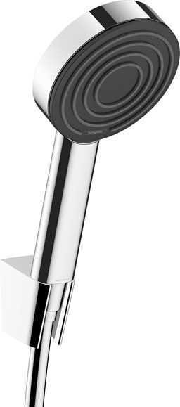 Hansgrohe Porterset Pulsify S 105 1 jet EcoSmart+ mit Brauseschlauch 1250mm chrom 24307000