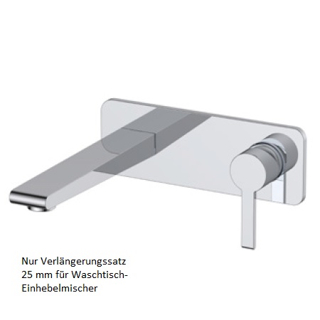 Avenarius Verlängerungs-Satz 25mm chrom 9909085000