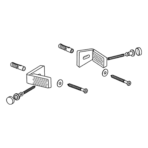 Grohe Befestigungsset für Halbsäule 49025000