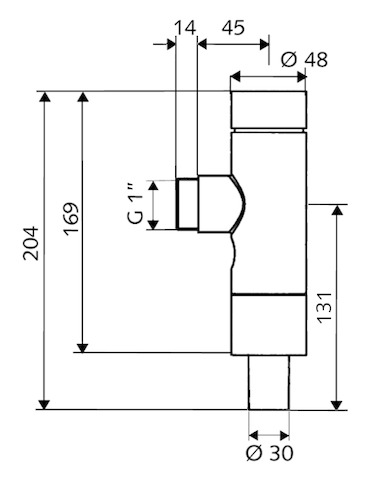 Schell AP-WC-Spülventil SCHELLOMAT Hebel-Oberteil, 3/4", chrom 027020699
