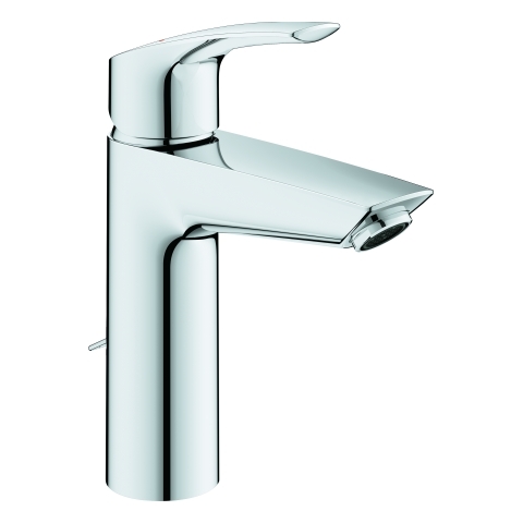 Grohe Einhand-Waschtisch-Batterie Eurosmart chrom M-Size versenkbare Kette 23323003