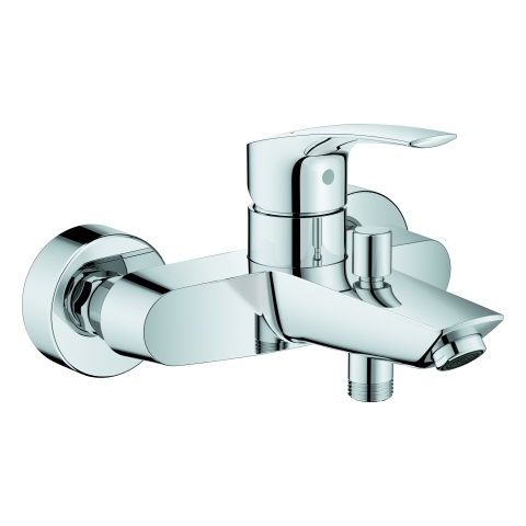 Grohe Eurosmart Einhand-Wannenbatterie chrom Wandmontage eigensicher 33300003