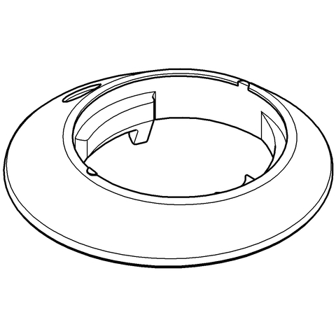 Grohe Rosette für Zweigriffarmaturen 48004000