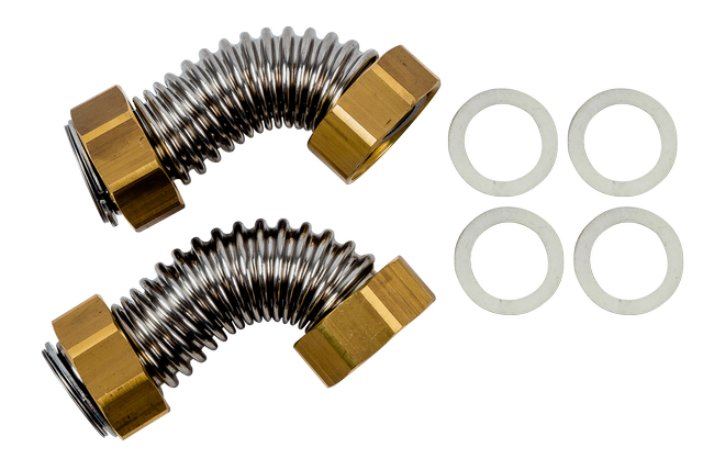 Wolf Wellschlauch-Set 1" gebogen Mischerkreis Hochtemperatur für BSP 2074918