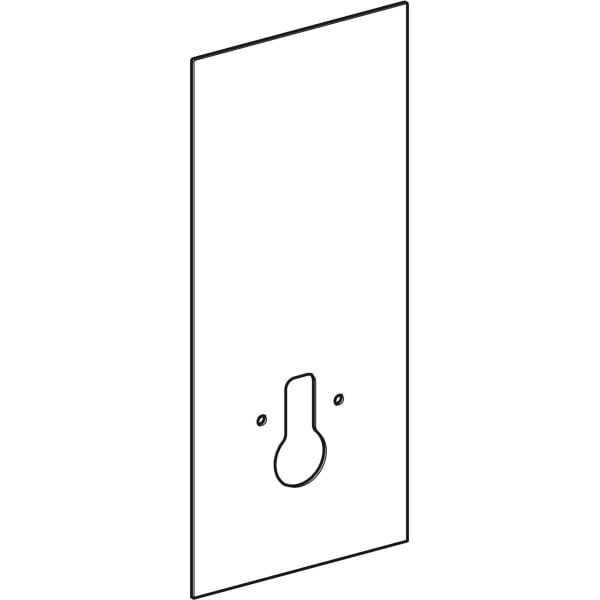 Geberit Frontverkleidung für Monolith für Wand-WC 114cm Glas schwarz 242.662.SJ.1