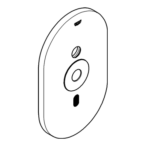 Grohe Abdeckplatte chrom, mit Elektronik 42415000