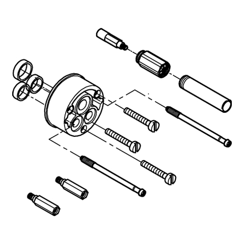 Grohe Verlängerungsset 25mm passend zu Rapido E chrom 46191000