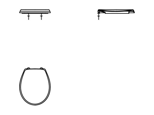 Ideal Standard WC-Sitz Eurovit weiß W302601