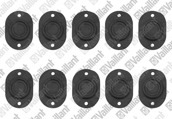 Vaillant Membrane VED 12-27 H/6 VED 12-27/3, 10 Stück 010374