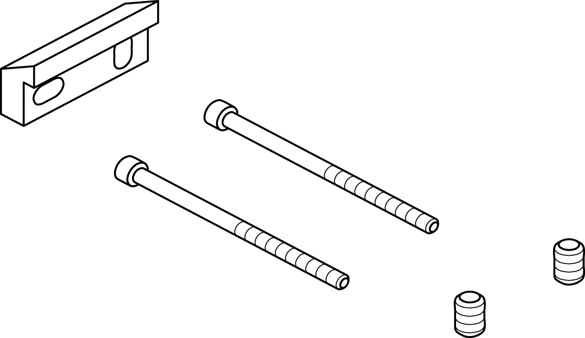 Ideal Standard Befestigungs-Set Moments A962951NU