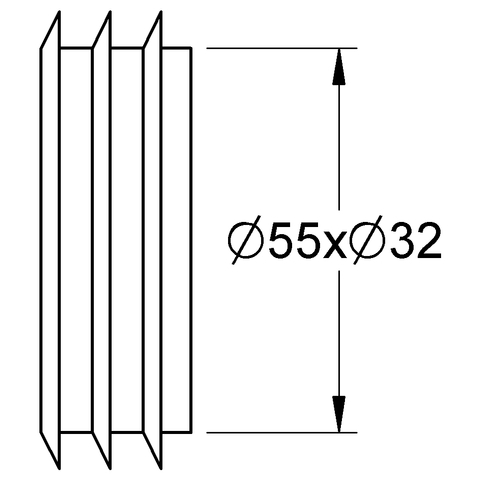 Grohe Verbinder für Dallux für WC-Spülkasten 37119000