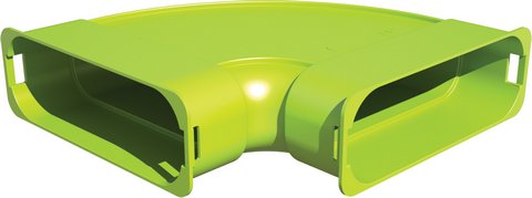 Buderus FKB140-2 Bogen 90° waagerecht 3 Stück für Flachkanal-Form FK140 7738112031