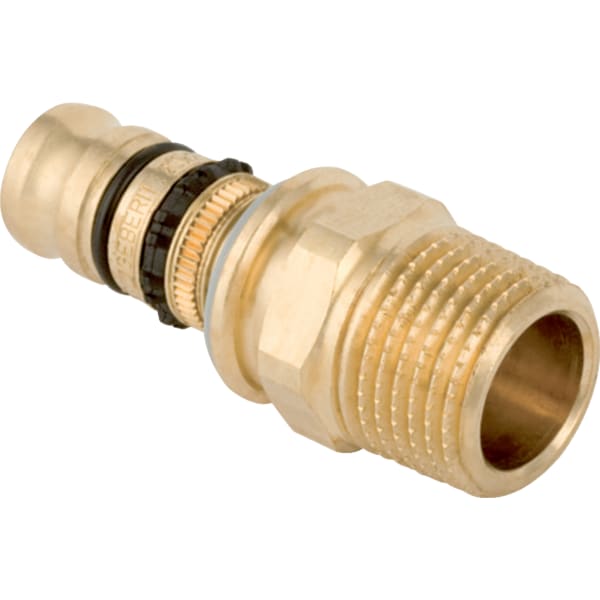 Geberit Mepla Übergang mit AG Rotguss d75-R2 1/2 608.541.00.5
