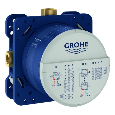 Grohe Universal Unterputz-Einbaukörper Rapido SmartBox DN15, 3 Abgänge 35604000