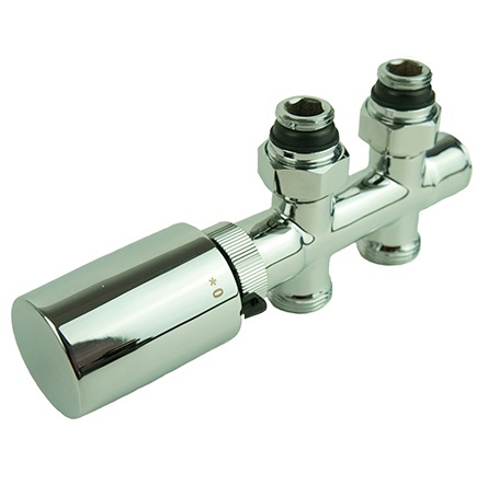 Purmo Armatur für Badheizkörper 50mm verchromt  Durchgang AZ1XTPS9037004C