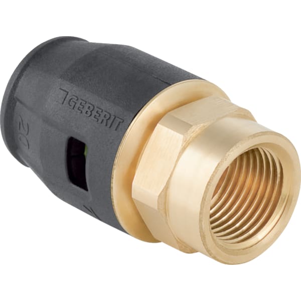 Geberit PushFit Übergang mit IG Messing d25-Rp3/4 652.562.00.1