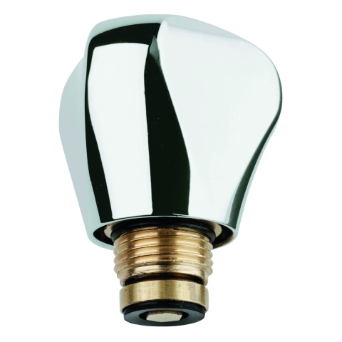 Grohe Oberteil mit Treflor Griff Markierung blau/rot 1/2" chrom 11086000
