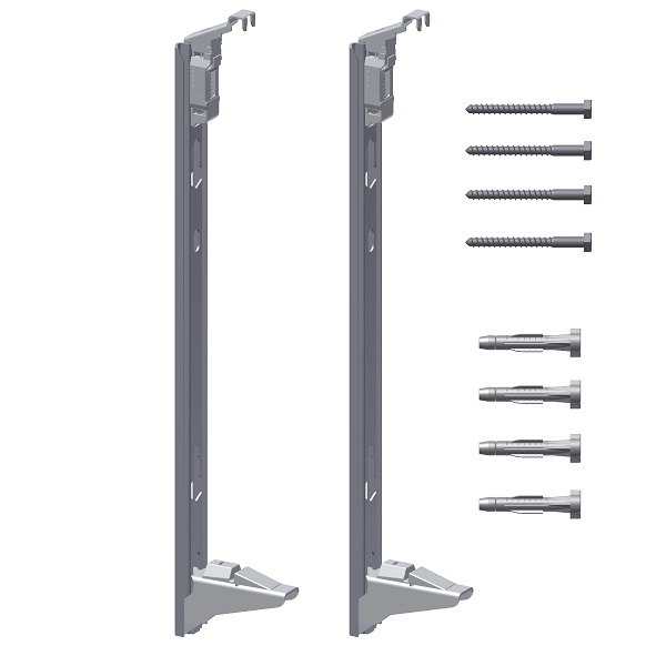 Kermi Wandschienen-Set BH 700 für Plan-Flachheizkörper ZB02970030