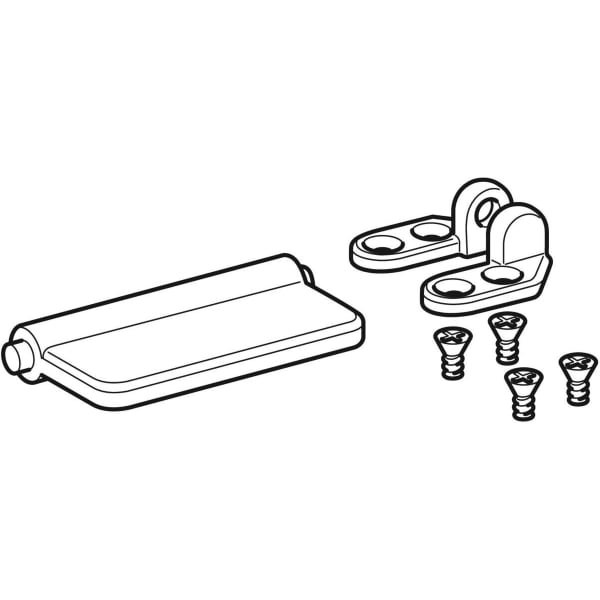 Geberit Set Scharniere für Urinaldeckel Mondo 596432000