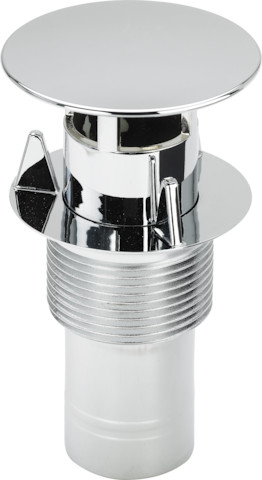 Viega Standrohr 5420.9 in Kunststoff verchromt 613648