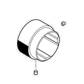 Schell Deckel GRANDIS E Schrauben, chrom 297510699