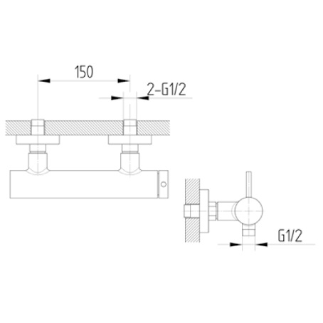 Avenarius AP-Brause-Einhand-Mischbatterie 2806200010