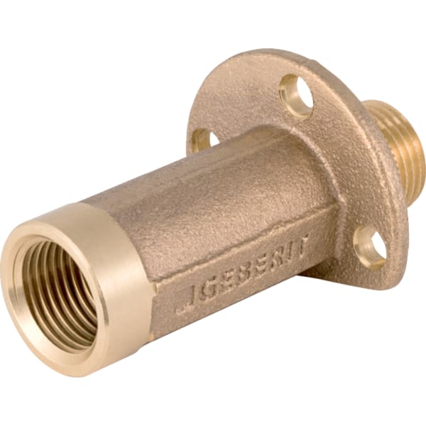 Geberit Anschluss gerade mit AG MF Rotguss R1/2-Rp1/2 L:57mm 602.283.00.1