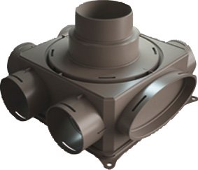 Buderus VK 100-1 Verteiler 1-lagig Kompaktverteiler 1-lagig, DN100 7738112475