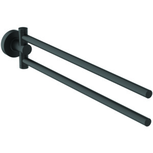Ideal Standard Handtuchstange IOM doppelt schwarzes satiniertes A9131XG