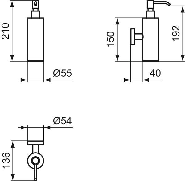Ideal Standard Lotionspender Connect chrom A9154AA