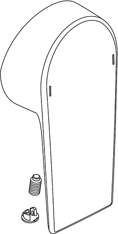 Ideal Standard Griffhebel TESI, 47mm, komplett A861020AA