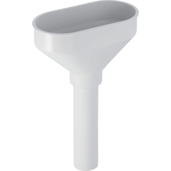 Geberit Trichter oval weiß-alpin d40 152.378.11.1