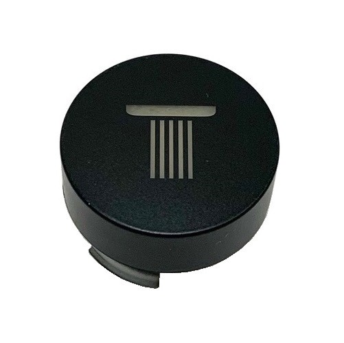 Hansgrohe Druckknopf Symbol Kopfbrause Rain groß mattschwarz 93571670