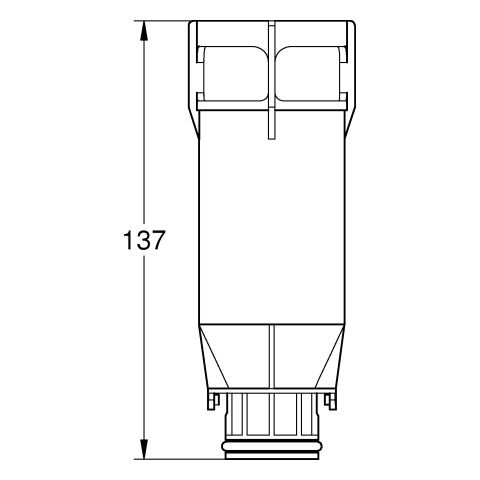 Grohe Verlängerung für SAV für WC-Spülkasten 42689000