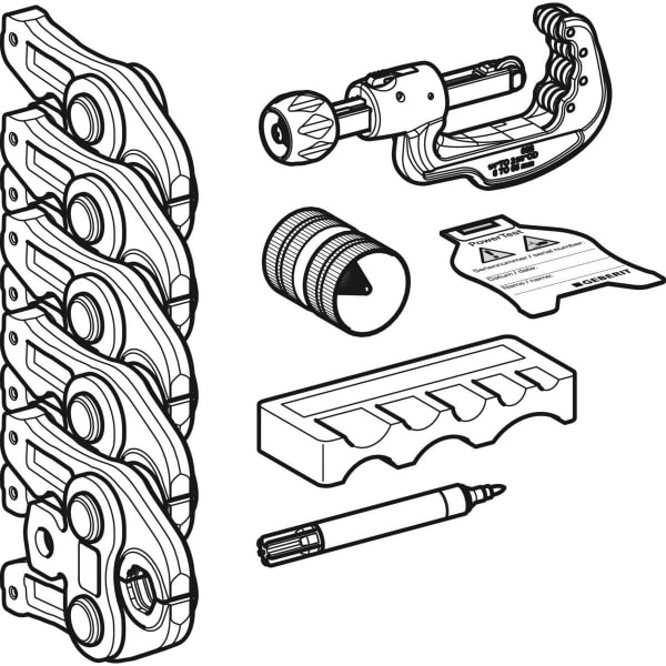 Geberit Mapress Pressbackenset d15-35 Geberit Kompatibilität (2) 690.232.00.1